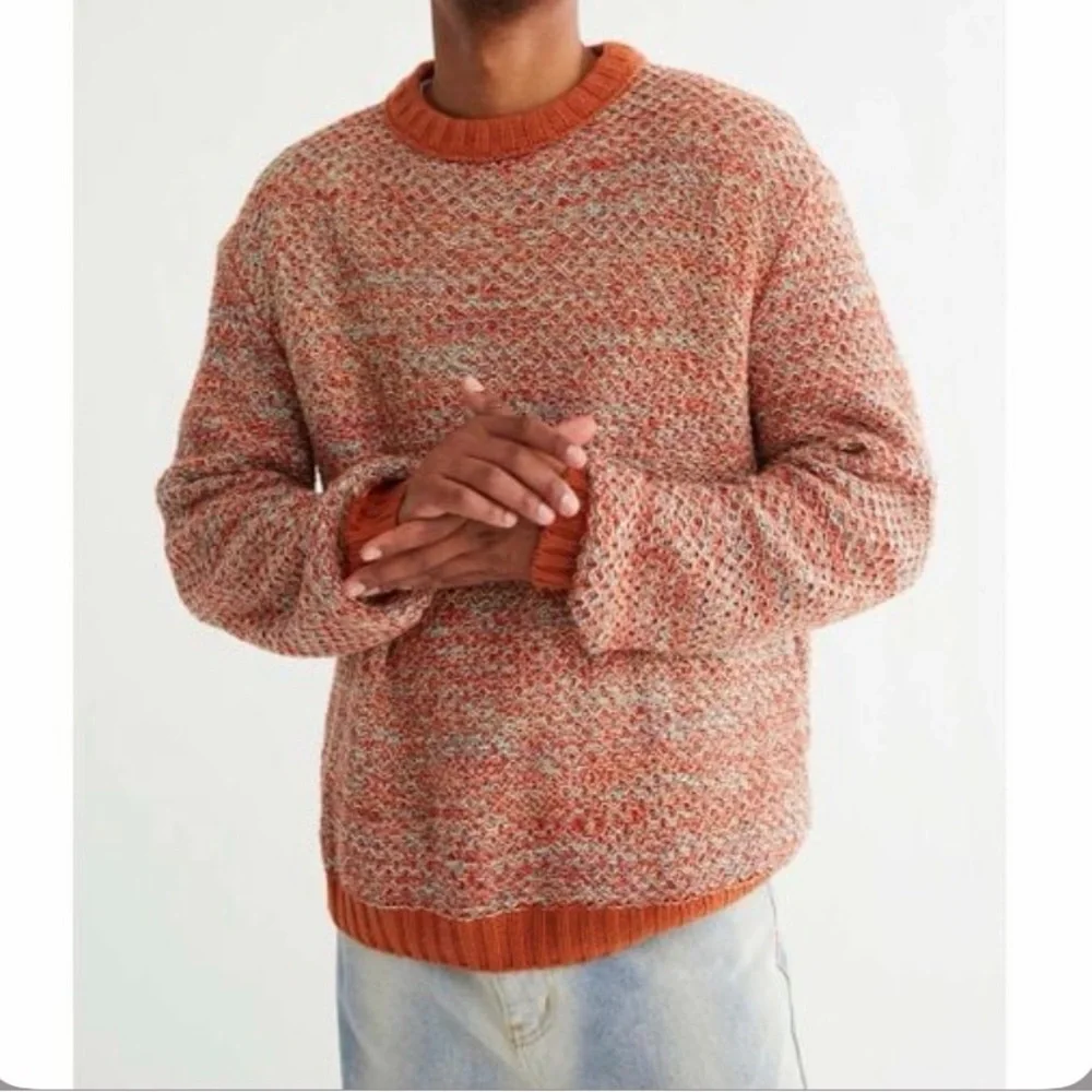 BDG Men's Multicolor Crewneck Sweater - Picture 1 of 5